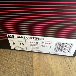 Dame certified basketball shoes